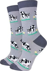 Imagery Socks Seamless Toe Cow Socks