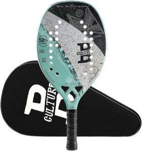 insum Cushioned Contour Grip Platform Paddle Tennis Racquet