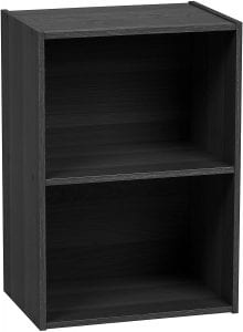 IRIS USA 2-Tier Wood Bookcase