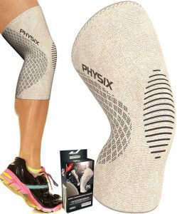 Physix Gear Sport Nylon Knee Compression Sleeve For Women