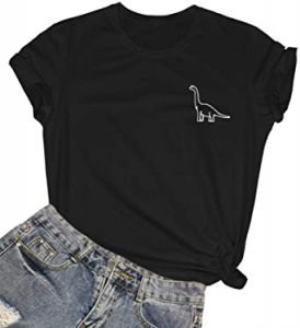 ROSEPARK Dinosaur Shirt For Teen School Girls