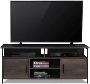 Sekey Home Entertainment Center Wood TV Stand For Home, 58-Inch