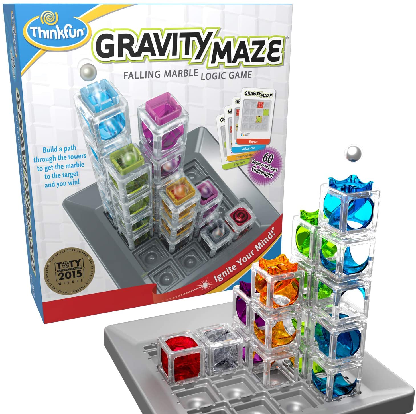 ThinkFun Gravity Maze Educational Marble Run Game