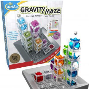 ThinkFun STEM Falling Marble Gravity Maze Game