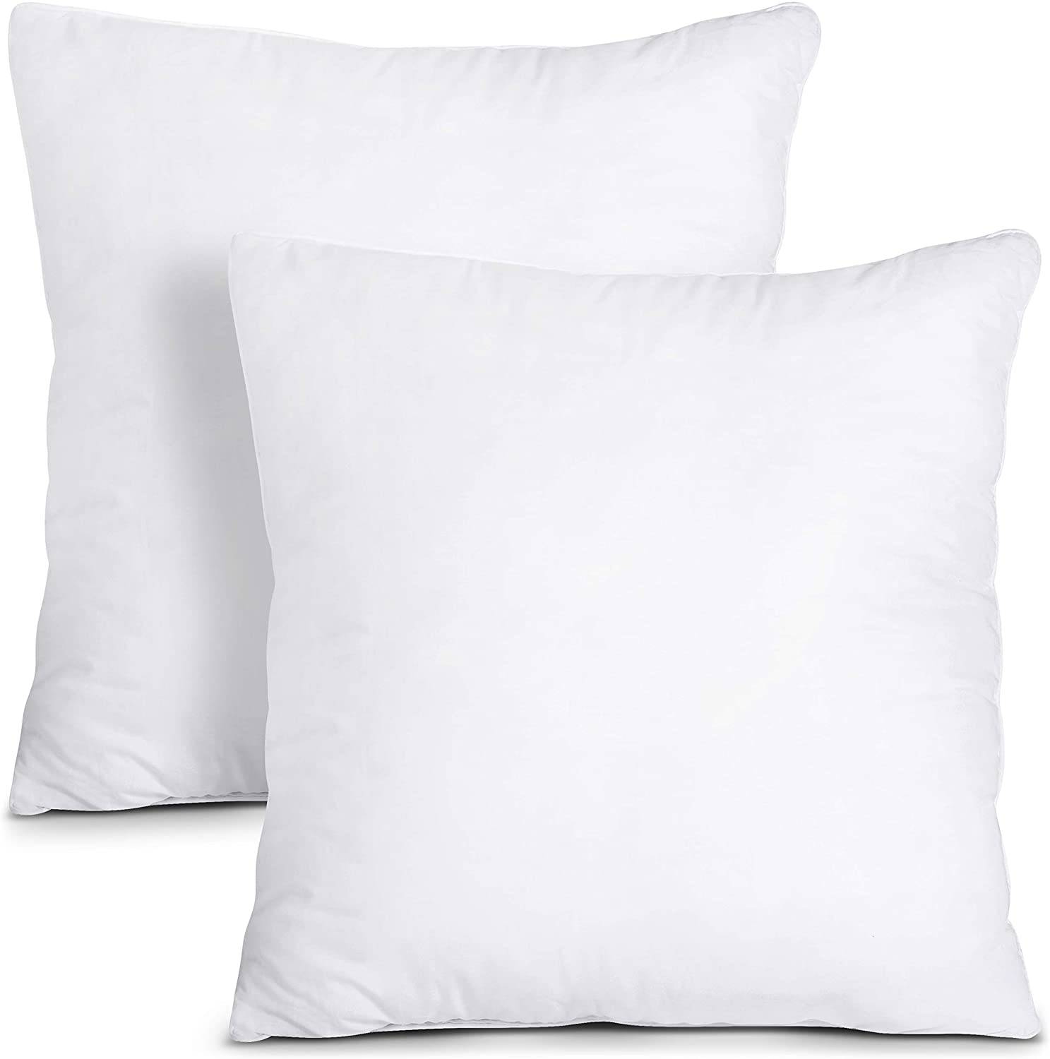 Utopia Bedding Cotton Blend Throw Pillow Inserts, 2-Pack