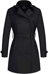 Wantdo Double-Breasted Trench Coat