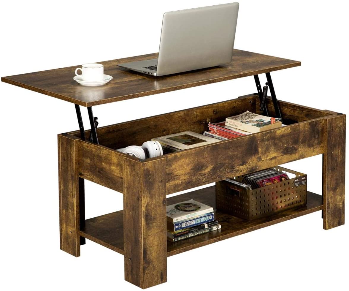 YAHEETECH Work Station Coffee Table Living Room Furniture