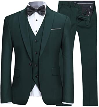 YFFUSHI Dressy Green Blazer Set For Men