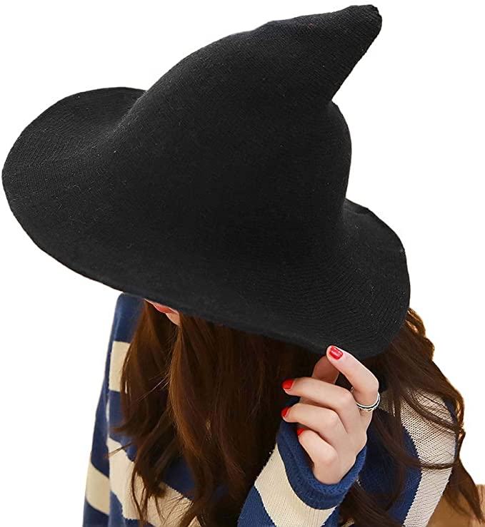 Youndcc Curved Modern Witch Hat For Women