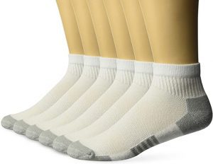 Amazon Essentials Cushioned Cotton Sport Socks, 6-Pack
