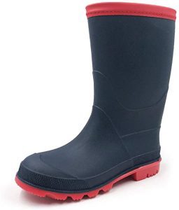 Amoji Slip-On Waterproof Rain Boots For Boys
