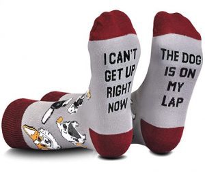 Cavertin Funny Crew Dog Socks For Women
