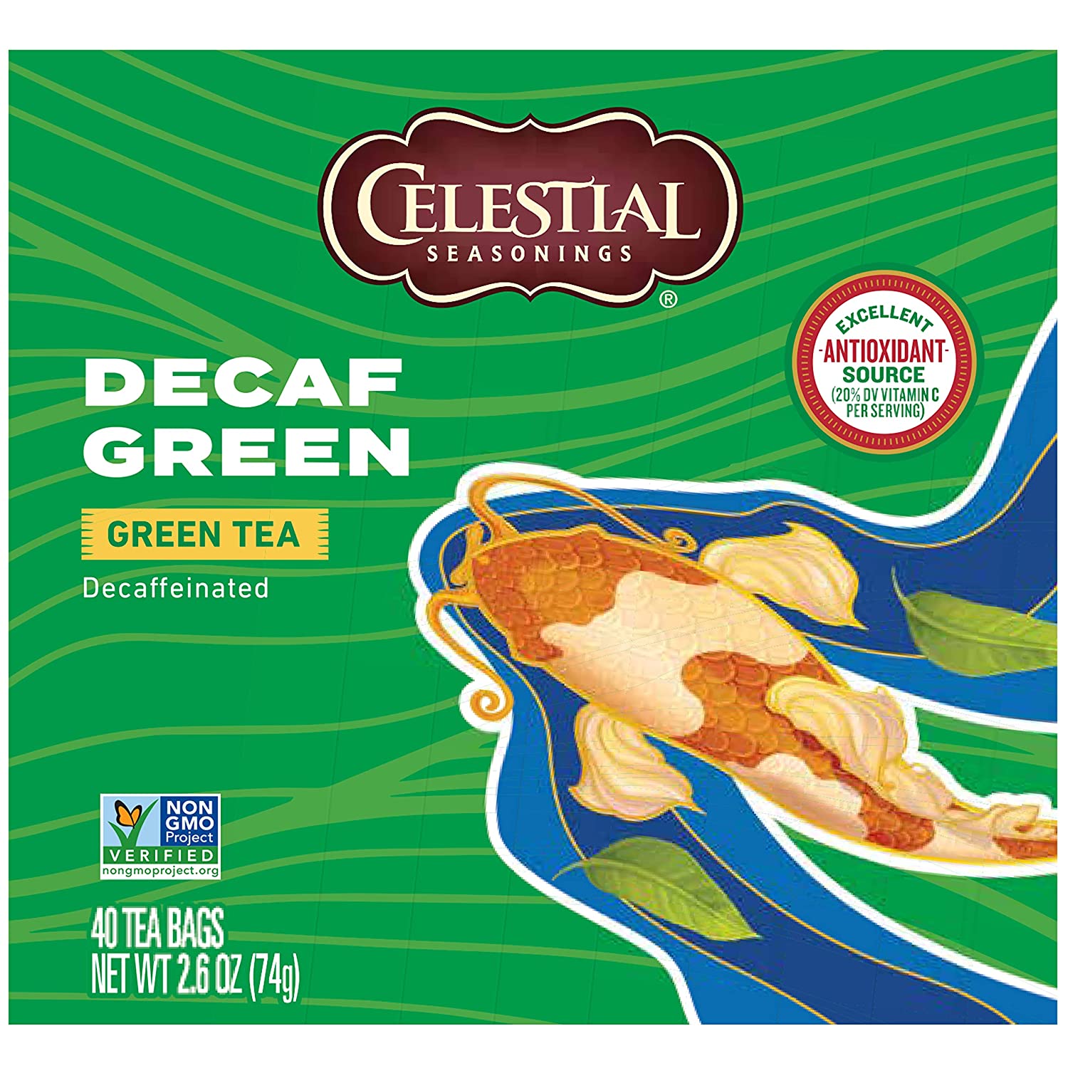 Celestial Seasonings Gluten-Free Caffeine-Free Green Tea, 240-Count
