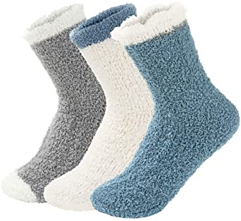 Century Star Winter Fleece Socks For Women, 3-Pack