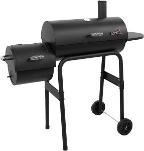 Char-Broil 12201570-A1 Side Smoker Charcoal Grill, 46-Inch