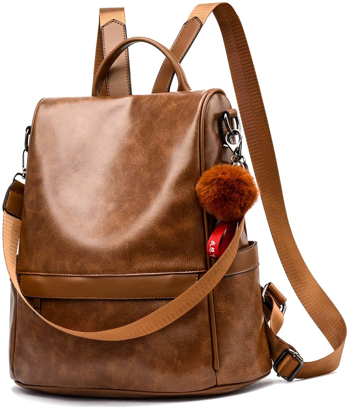Cheruty Faux Leather Backpack For Women