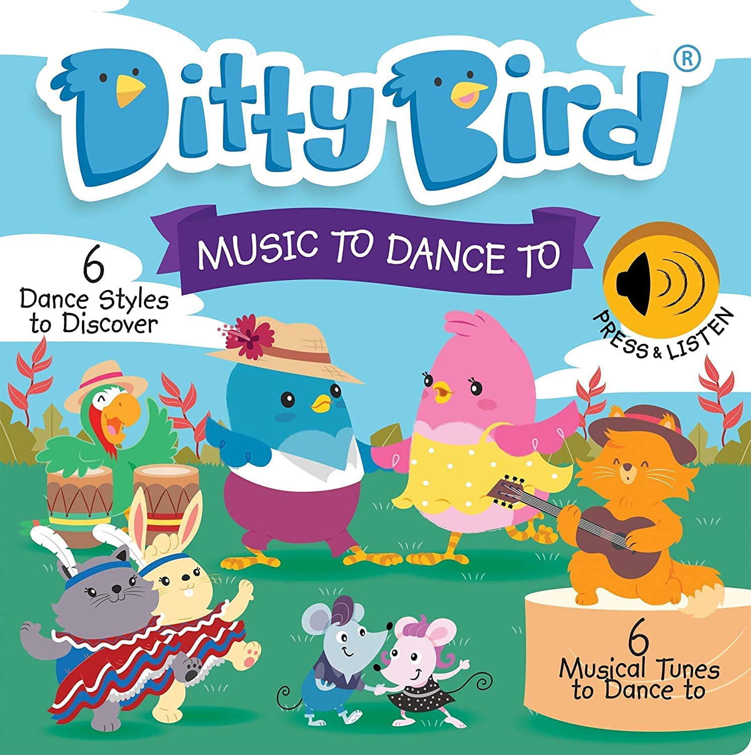 DITTY BIRD Music To Dance To Musical Rhymes Book
