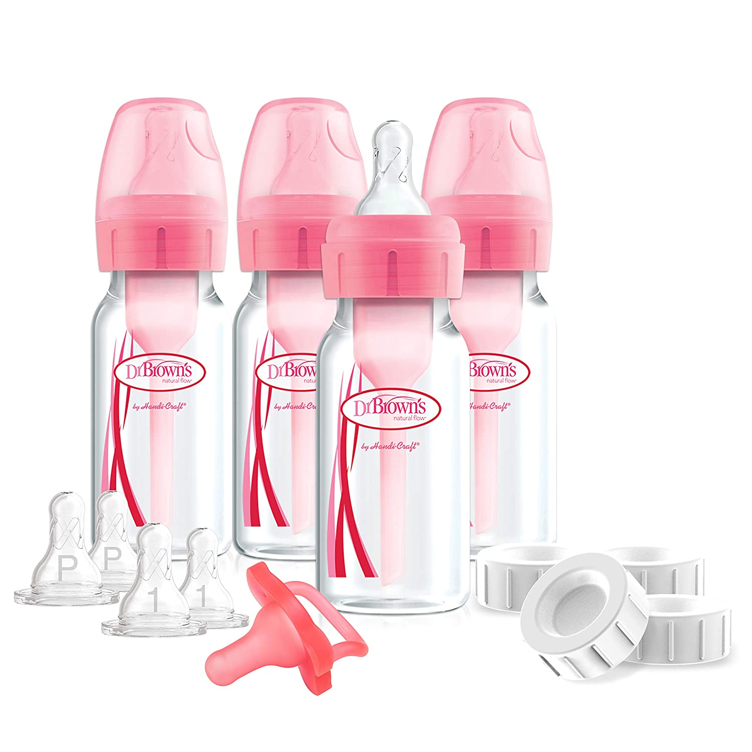 Dr. Brown’s BPA-Free Baby Bottles For Breastfed Babies, 4-Pack