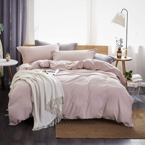 Dreaming Wapiti Breathable Pink Duvet Cover, Queen, 3-Piece
