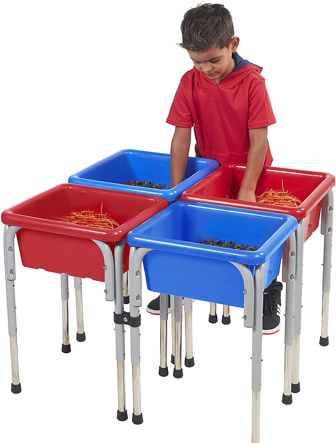 ECR4Kids Sensory Adjustable Sand & Water Table For Toddlers