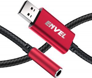 ENVEL Professional Wide Compatibility USB Headset Adapter