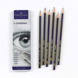 Faber-Castell 6-Piece Clay & Graphite Sketching Pencils