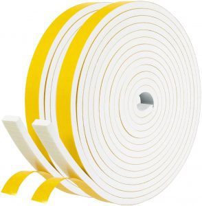 fowong Flexible White Insulation Tape, 2-Pack
