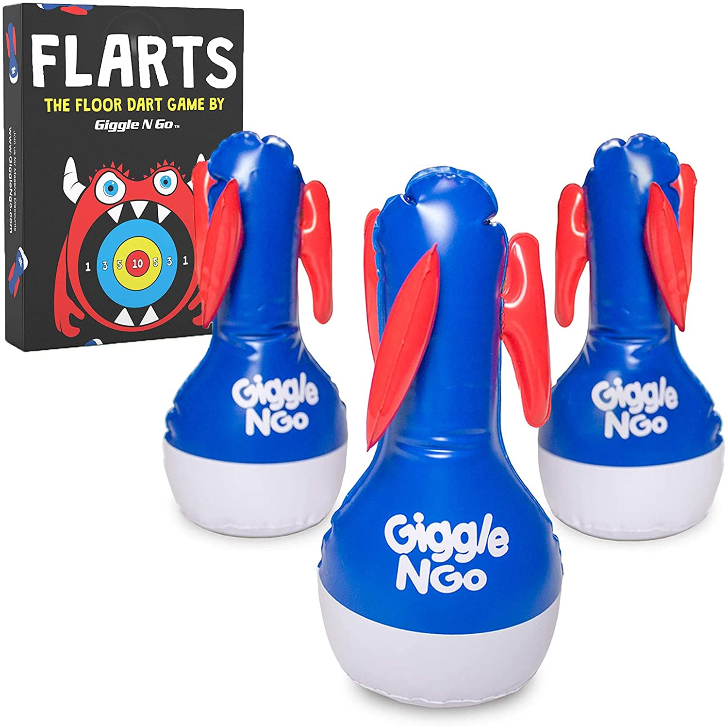 GIGGLE N GO Inflatable Flarts Yard Game For Kids