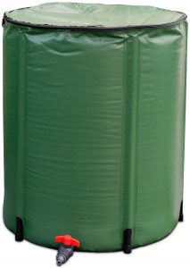 Goflame Collapsible PVC Tank Rain Barrel, 50-Gallon