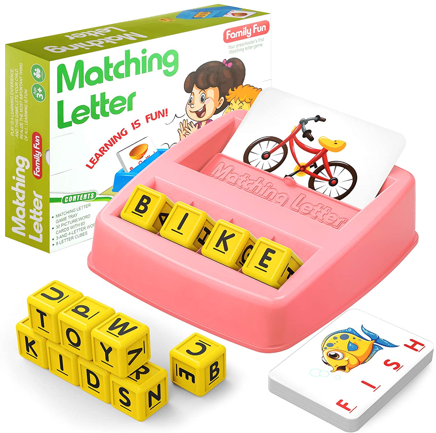 HahaGift Alphabet Learning Gift For 3-Year-Old Girls