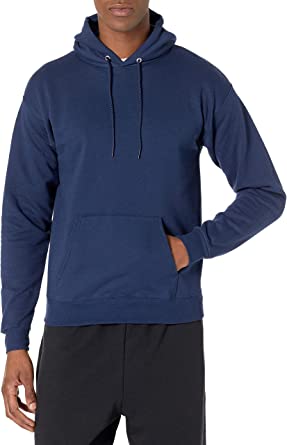 Hanes EcoSmart Pullover Navy Blue Hoodie