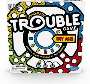 Hasbro Pop-O-Matic Trouble Board Game