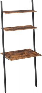HOOBRO Industrial Bookshelf Leaning/Ladder Desk