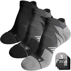 Hylaea Seamless Moisture Wicking Sport Socks, 3-Pack