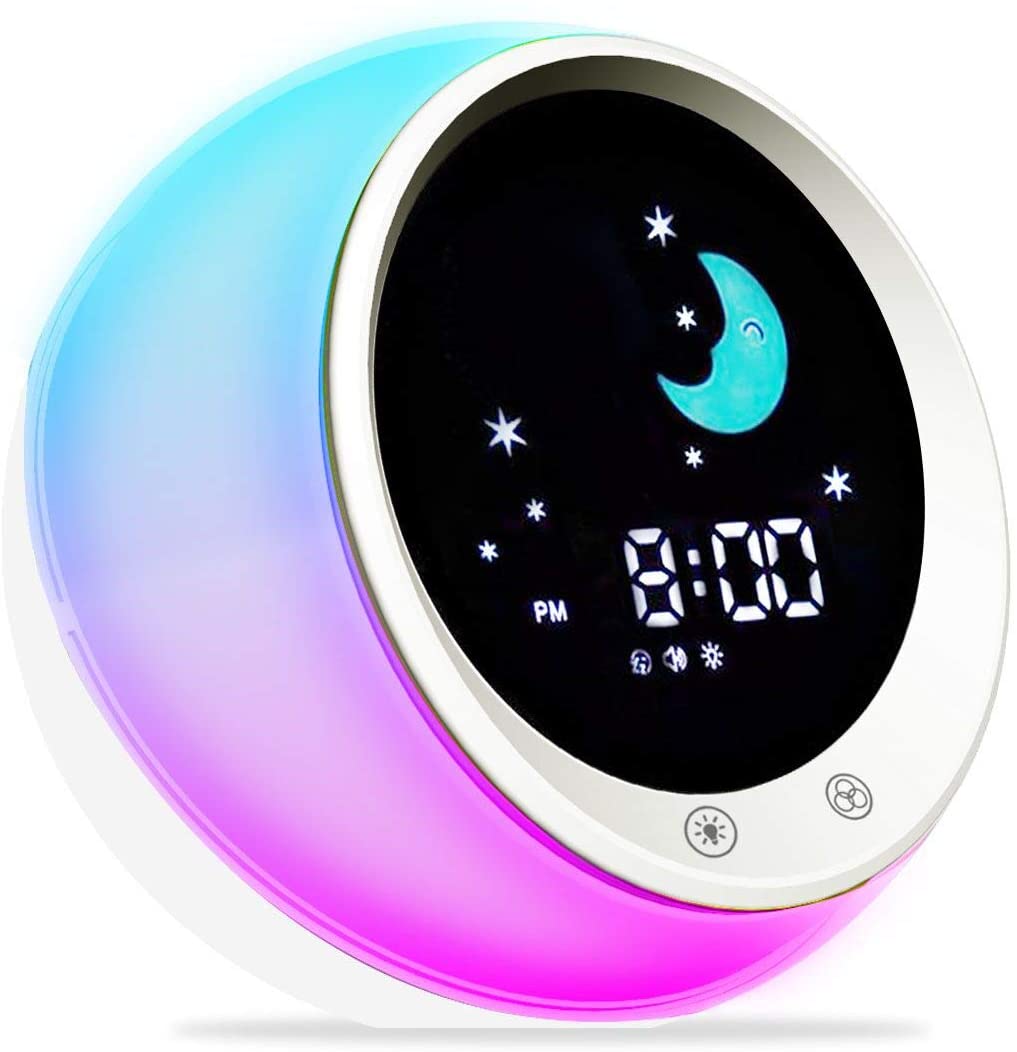 I·CODE Sound Machine Sleep Training Kid Alarm Clock