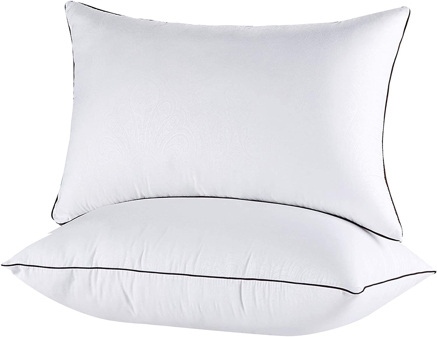 JOLLYVOGUE Down Alternative Standard Pillows, 2-Pack
