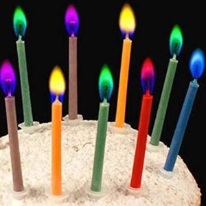 Kemladio Eco-Friendly Birthday Candles For Kids, 12-Piece