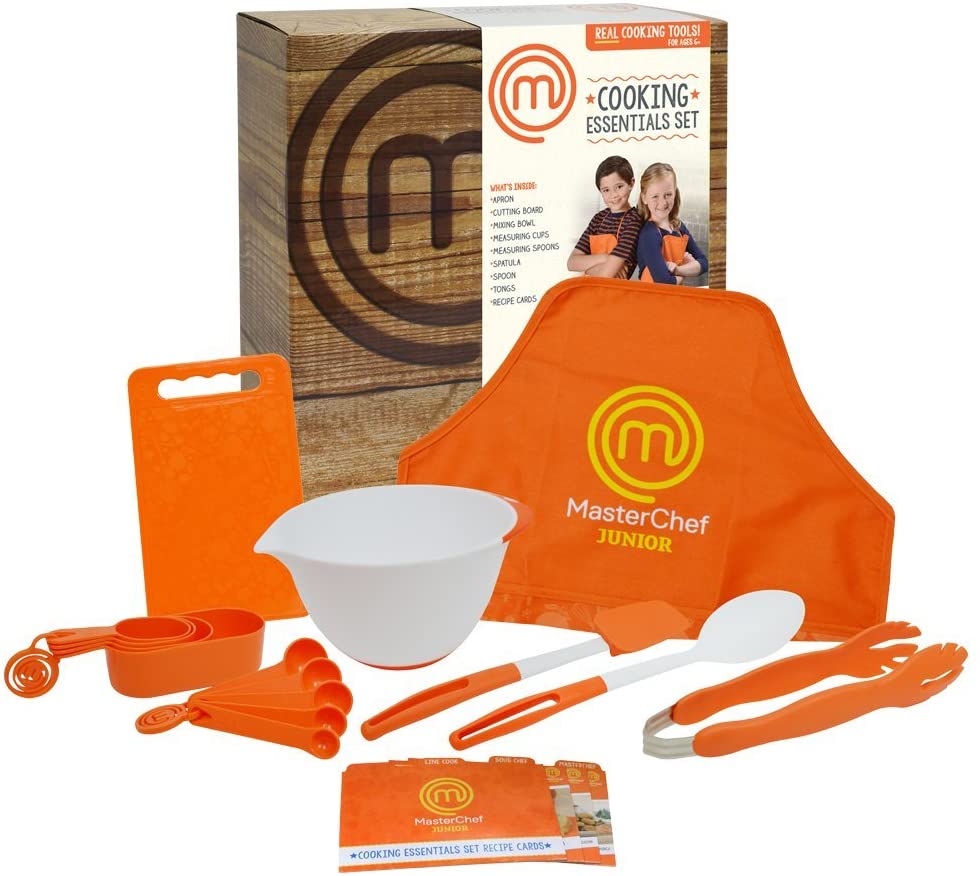MasterChef Junior Kids’ Real Cooking Supplies Set, 9-Piece