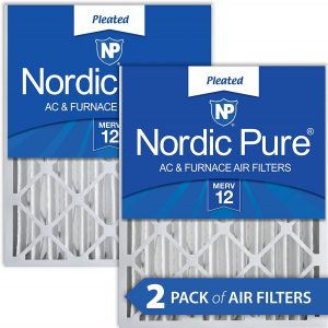 Nordic Pure Recycled Frame 20x25x4-Inch Furnace Filters, 2-Pack