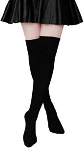 Ordenado Cotton Thigh-High Long Socks For Women