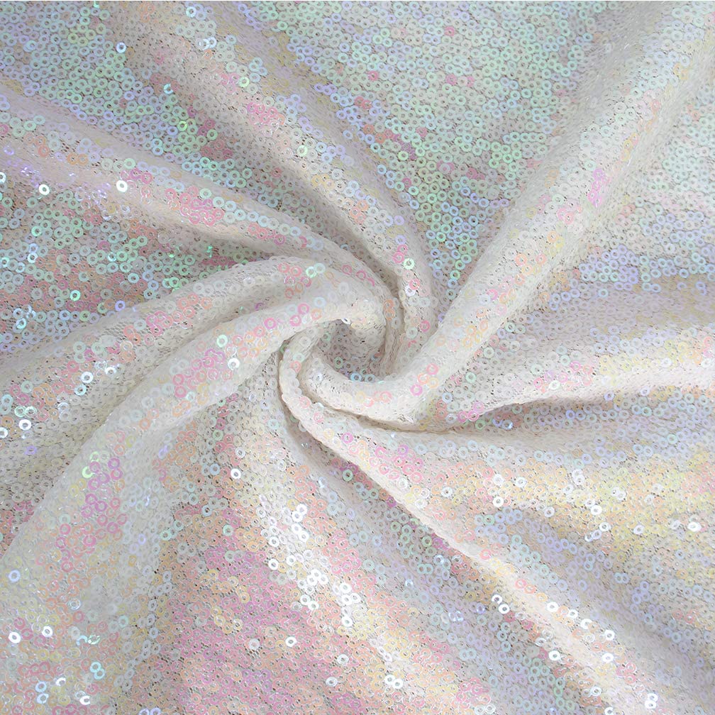 Pardecor Iridescent Sequin Fabric, 1-Yard