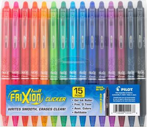 PILOT FriXion STEM Office Supplies Erasable Pens, 15-Pack