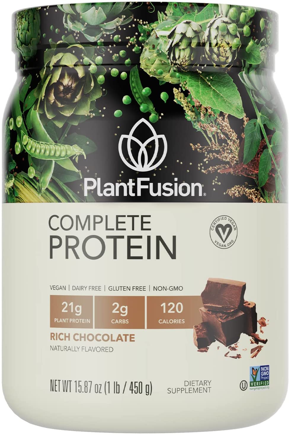 PlantFusion Vegan Naturally Flavored Protein Powder
