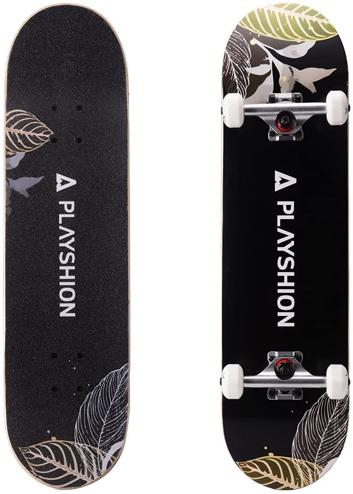 Playshion Children’s Aluminum Skateboard, 31 x 8-Inch