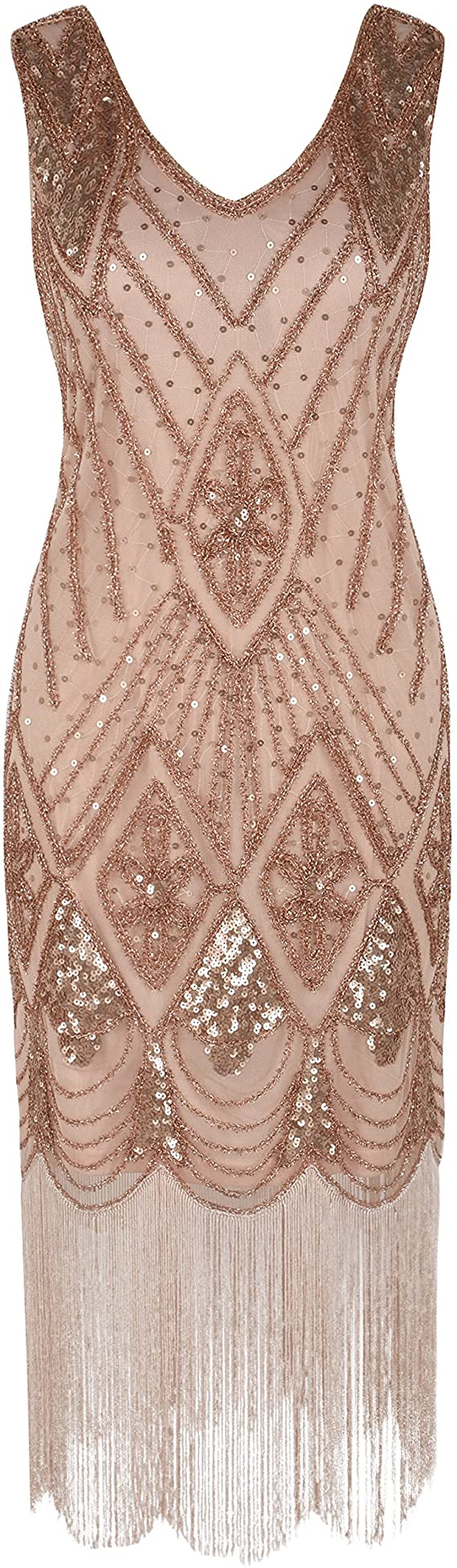 PrettyGuide Sequin Flapper Dress For Women