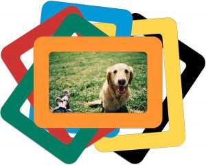 SenYiHo Photo Frame Magnets For Locker, 6-Colors, 4 x 6-Inches