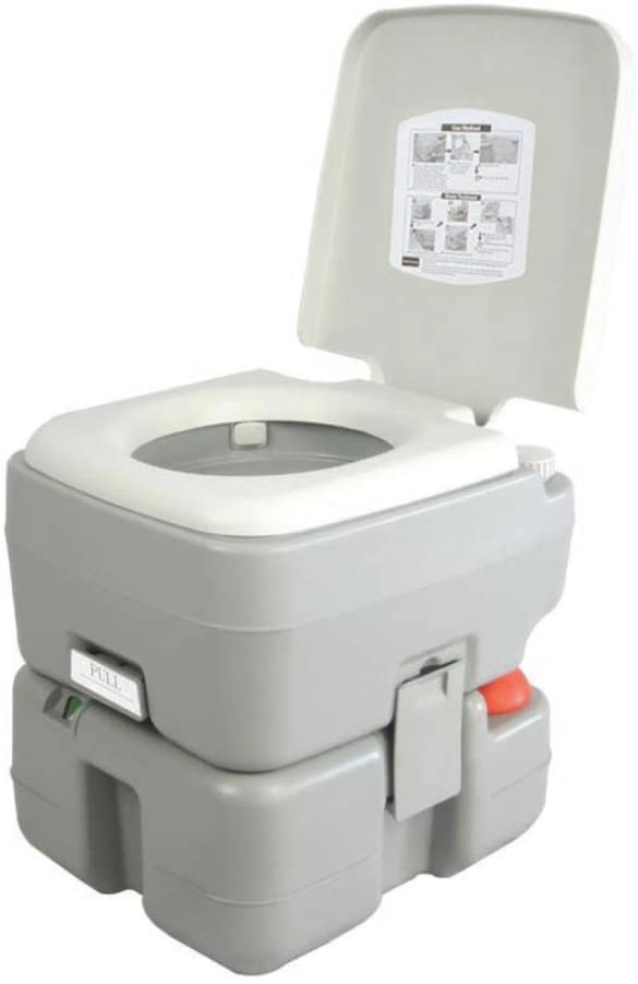 SereneLife 3-Way Flush Portable Toilet