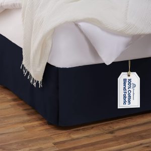 SHOPBEDDING Wrinkle-Free Cotton Bed Skirt