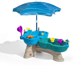 Step2 Seaway Shaded Sand & Water Table For Toddlers
