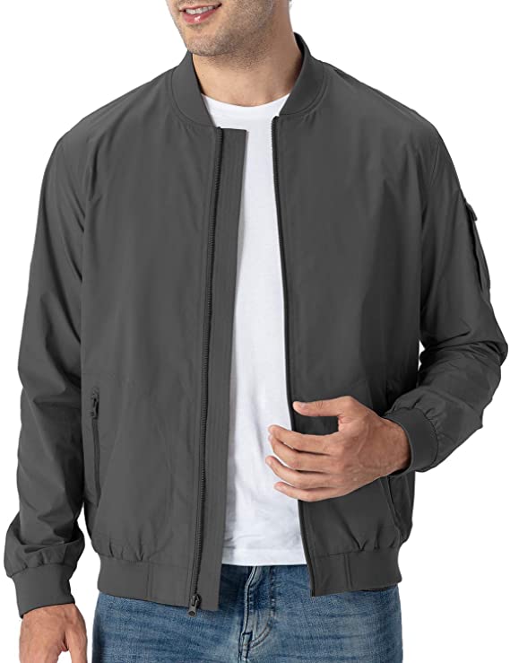 TBMPOY Bomber Windproof Softshell Jacket For Men